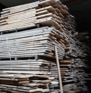 Sciages PEUPLIER en plots, avivés, frises, secs ou réessuyés